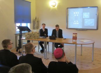 prelekcja Radosława Franczaka (z lewej) i Michała Muraszko