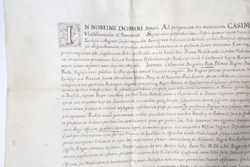 Dyplom Gnieźnieński 1068 (1667 r. Włocławek)
